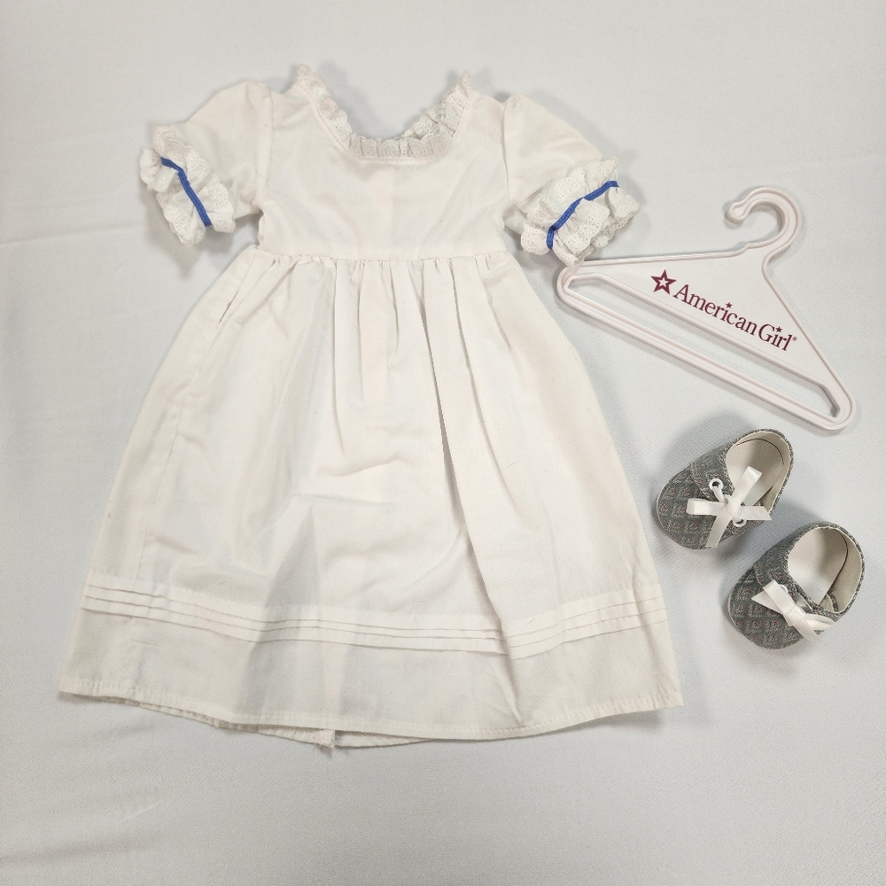 American Girl Felicitys Summer Gown Dress and Shoes Only